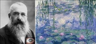 Claude Monet, un des fondateurs de l'impressionnisme a subi un problème de santé que les spécialistes peuvent remarquer simplement en étudiant ses œuvres. A votre avis, quel était ce problème ?