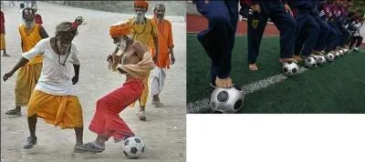 Dans cette question, nous parlerons de 11 personnes puisqu'il faut être 11 pour jouer au foot. Son premier match officiel a été contre l'équipe de France olympique, l'Inde a perdu 2  1. Mais, en 1950 l'équipe indienne déclara forfait pour la coupe du monde 1950. Quelle a été l'une des raisons de ce forfait ?