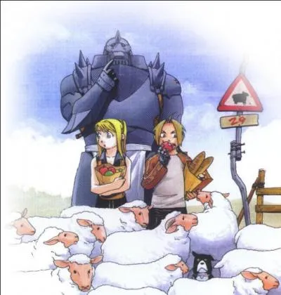 Quel chien s'est incrusté parmi les moutons ?