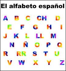 En espagnol, les lettres de l'alphabet sont masculines.