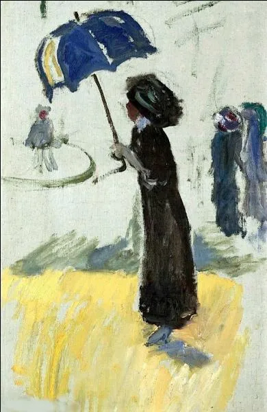 Qui a peint Femme au parapluie ?