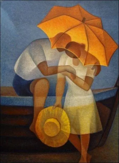 Qui a peint ce parapluie ?