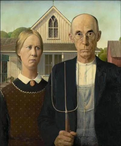 A quel peintre américain doit-on cette toile intitulée "American gothic" (1930) ?