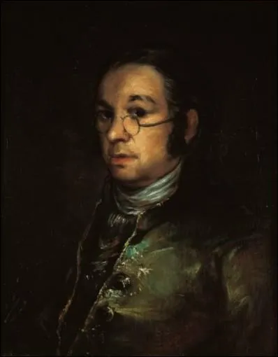 Il a 52 ans sur cet "Autoportrait aux lunettes". Qui est ce peintre espagnol grand représentant du mouvement romantique au 18e siècle ?