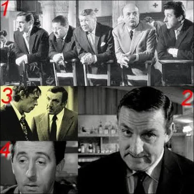 Parmi ces quatre images laquelle n'appartient pas au film : "Les tontons flingueurs" ?