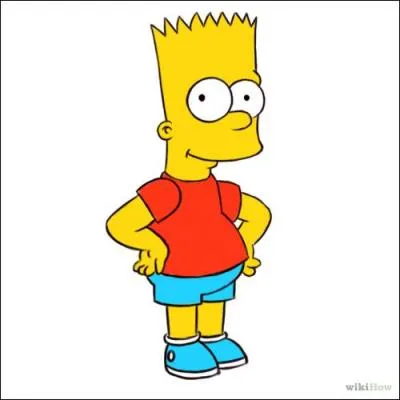 Quelle(s) est/sont la/les bonne(s) réponse(s) concernant Bart Simpson ?