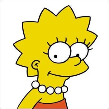 Quelle(s) réponse(s) ne correspond(ent) pas à Lisa Simpson ?