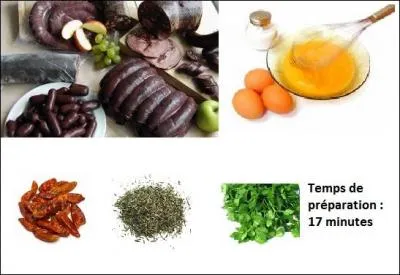 Pour une recette exotique : émiettez la chair du ---- dans les œufs, ajoutez ----, ----, ----. Mélangez. 7 minutes à feu doux. Repliez l'omelette sur elle-même et dégustez avec un autre ---- cuit à part.