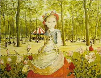 Qui a peint Fillette dans le parc ?