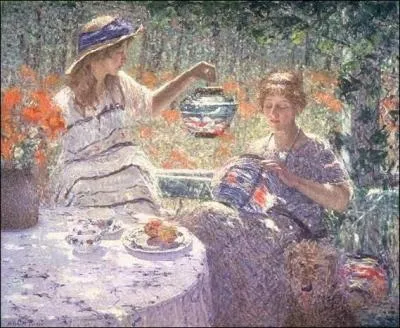 Qui a peint La lanterne au coucher du soleil ?