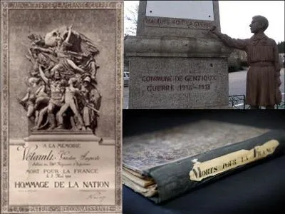 Le 27 avril 1916, le gouvernement français et l'ensemble des parlementaires décident de la création d'un « moyen de commémoration » pour honorer la mémoire des soldats de tous grades, morts pour la France.