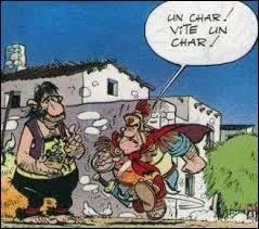 Que fait Lachélechampignon y Causon, dans l'album "Astérix en Hispanie" ?