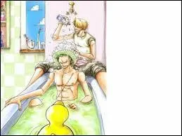 Comme dans le quiz précédent Sanji et Zoro sont très amoureux, mais passons que fait Sanji ?