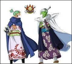 Quoi ! Mais que fait-il ici lui ? Il cherche à imiter Zoro ! Et puis c'est qui lui ?