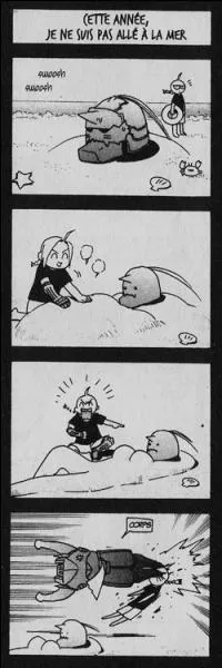 Qu'a fait Ed à Al quand ils étaient à la plage ?