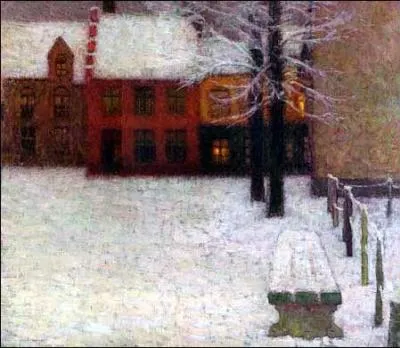 Qui a peint Neige à Bruges ?