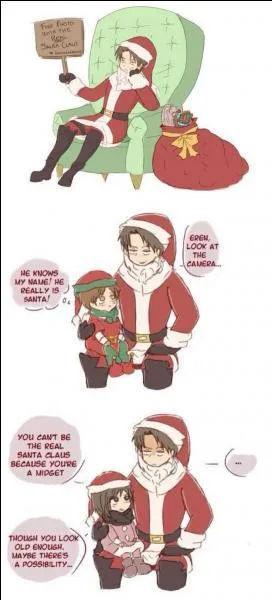 Livaï se déguise en père Noël ! Qui s'est rendu compte de la supercherie ?