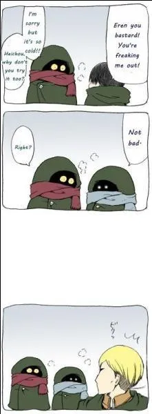 Qui sont les deux soldats suivant le major Erwin ?