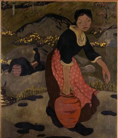 Qui a peint "Jeune bretonne à la cruche" ?