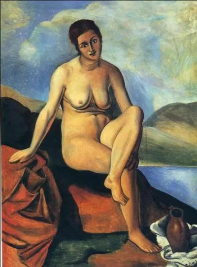 Qui a peint "Femme nue avec une cruche" ?