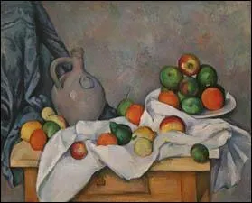 Qui a peint "Rideau, cruche et compotier" ?