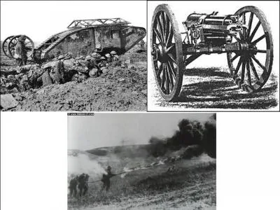 Le 15 septembre, sur le front de la somme, une nouvelle arme apparaît sur le front. Quelle est cette arme ?