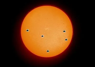 Le soleil a lui-même des taches.