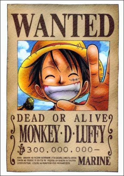 Jusqu'à présent, quelle est la plus grosse mise à prix contre laquelle Luffy a gagné ?