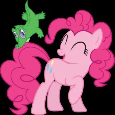 Gummy aime les gâteaux que lui fait Pinkie Pie.