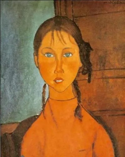 Qui a peint Jeune fille avec des tresses ?