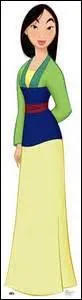 Quel outil sert à Mulan afin de couper ses longs cheveux ?