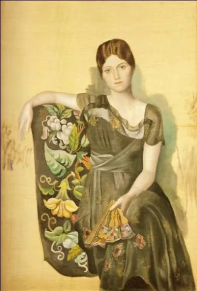 Qui a représenté sur cette toile son épouse Olga ?