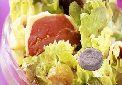Quelle est cette salade contenant un picodon cévenol ?