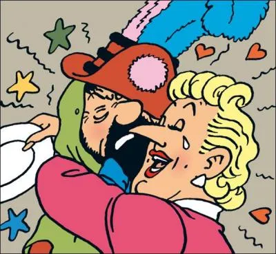 Dans quel album de Tintin, la Castafiore sauve-t-elle Tintin et le capitaine Haddock en leur fournissant cachette et déguisement ?