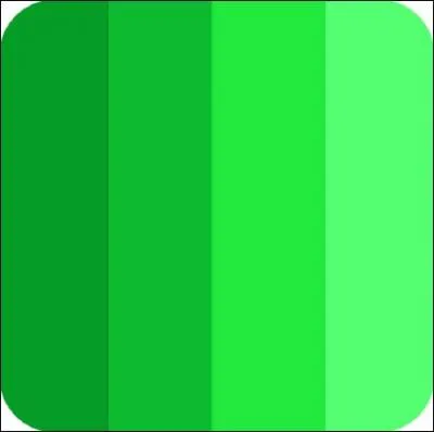 Trouvez la traduction en anglais de la couleur "verte" ?