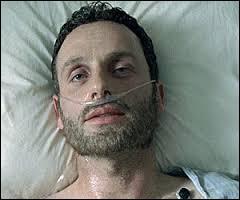 Saison 1 : Quand Rick se réveille du coma et qu'il pense que Shane vient de lui apporter des fleurs, qu'est-ce qu'il dit à propos du vase ?