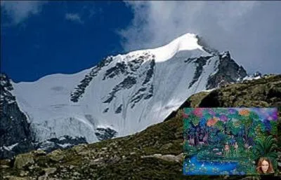 Ici, un sommet des Alpes italiennes pour lequel vous trouverez le nom si vous observez bien l'illustration !