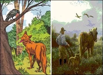 Selon Mencius, un philosophe chinois, qui se fatigue plus qu'un laboureur ? Il faut voir la symbolique dans l'illustration.