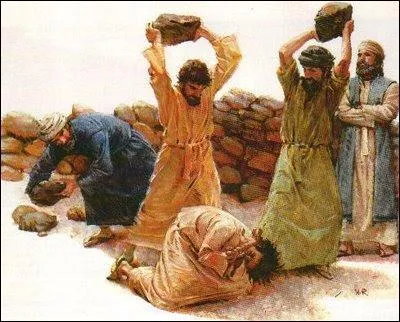 Quel est ce peuple qui avait la particularité d'utiliser la lapidation ?