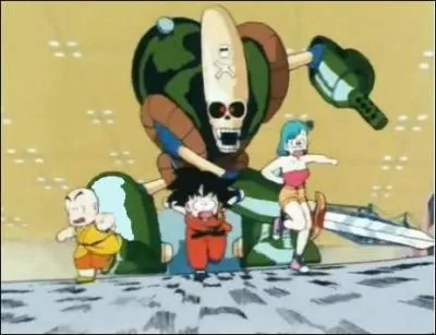 Le chiffre sur la jambe droite de ce "robot-squelette" a volontairement été masquée ! Mais il se trouve que ce robot chargé de garder l'ancienne base secrète pirate, porte le même chiffre sur les deux jambes ! Serez-vous capable de trouver de quel chiffre il s'agit ?