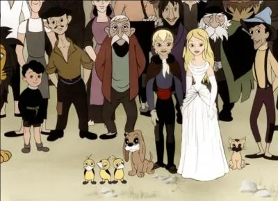 Par un mariage finit l'histoire :