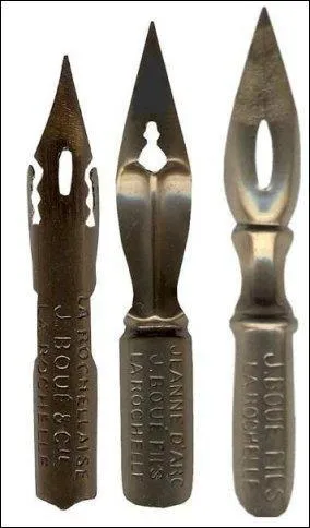 Puisque nous sommes dans la plume, voici les plumes d'acier. Comment nommait-on l'artisan qui les fa&ccedil;onnait ?