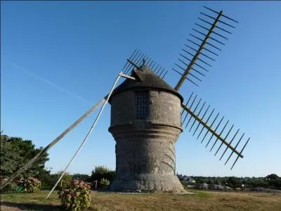 Quel est ce moulin que vous verrez sur la commune du Croisic ?