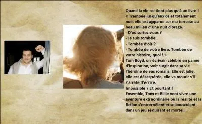 Comment est la fille du roman de cet auteur, né à Antibes en 1974 ?