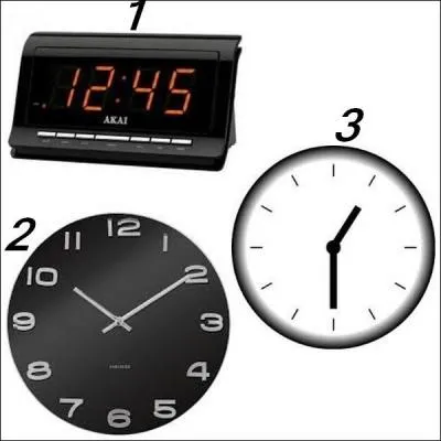 Si je vous dis : "quarter to one", quel est le bon numéro ?