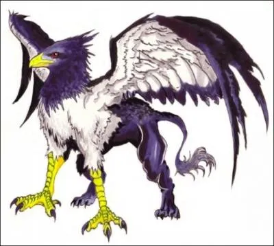 Quel nom donne-t-on à un quadrupède avec un corps de lion possédant quatre pattes armées de griffes et couvertes d'écailles, une tête au bec crochu, une queue de saurien, des ailes et des serres d'aigle ?