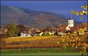 Commune Bas-Rhinoise, Mittelbergheim se situe en r&eacute;gion ...