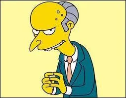 Qui est amoureux secrètement du cruel Mr. Burns, propriétaire de la centrale nucléaire ?