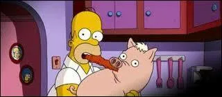 Dans "Les Simpson", le film, complétez cette chanson de Homer : "Spider Cochon, Spider cochon..."