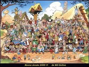 Lequel de ces personnages habite en face de chez Astérix ?